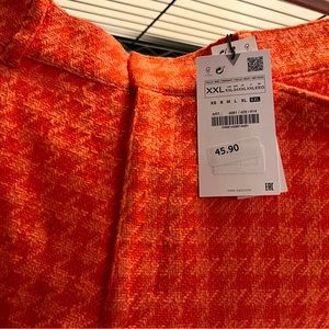 Zara 2pcs Textured crop jacket + short